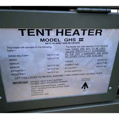 GHS III Diesel Tent Heater